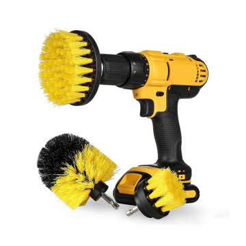 Electric drill brush for cleaning scrub grout carpet dusting brush